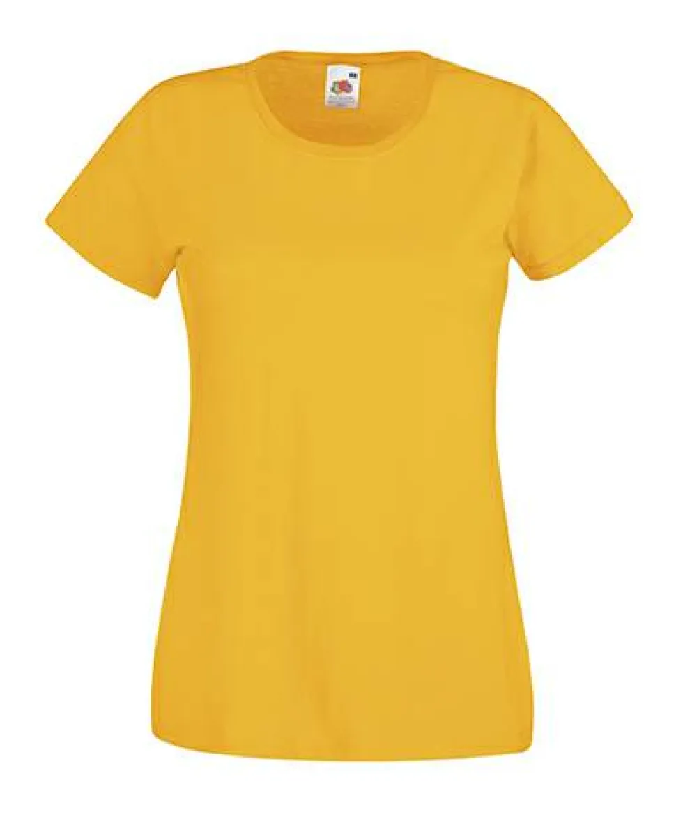 Fruit of the Loom 61-372-0 - T-Shirt Femme 100% Coton Lady-Fit