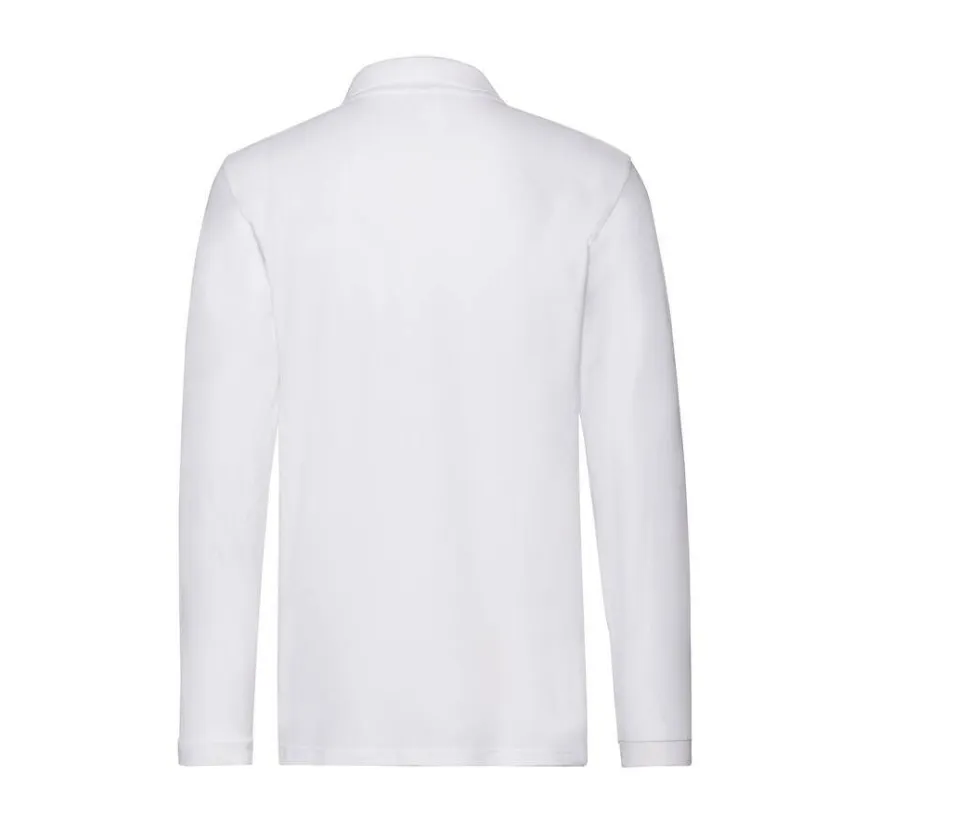 Fruit of the Loom SC384 - Polo Manches Longues Homme Premium