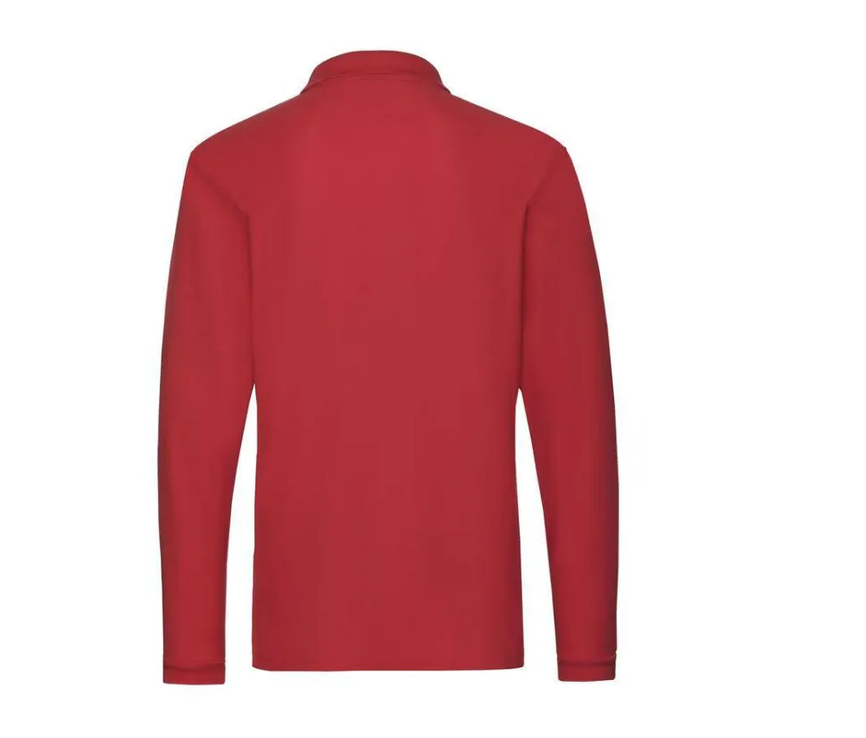 Fruit of the Loom SC384 - Polo Manches Longues Homme Premium