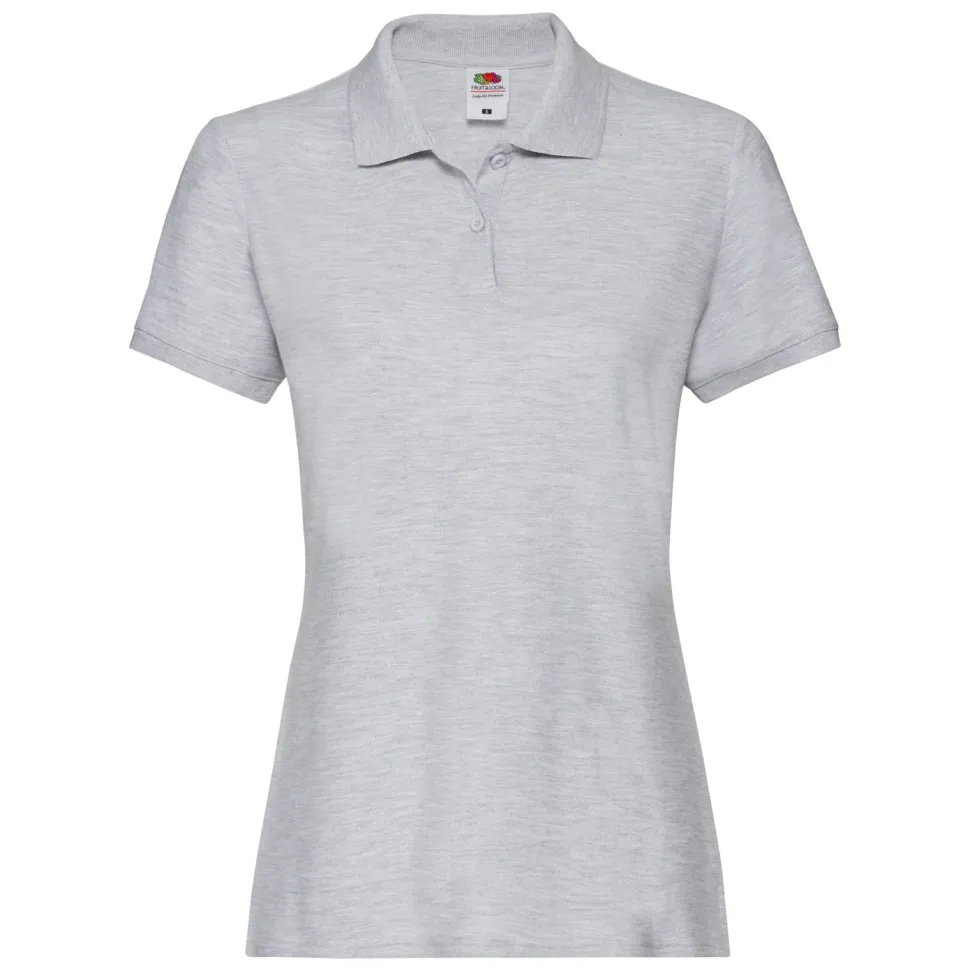 Fruit of the Loom SC63030 - Polo Femme Élégant en Coton Bio