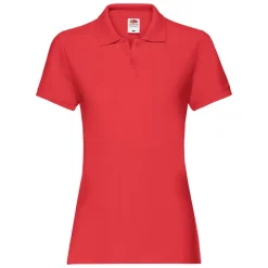 Fruit of the Loom SC63030 - Polo Femme Élégant en Coton Bio