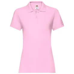Fruit of the Loom SC63030 - Polo Femme Élégant en Coton Bio