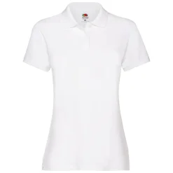 Fruit of the Loom SC63030 - Polo Femme Élégant en Coton Bio