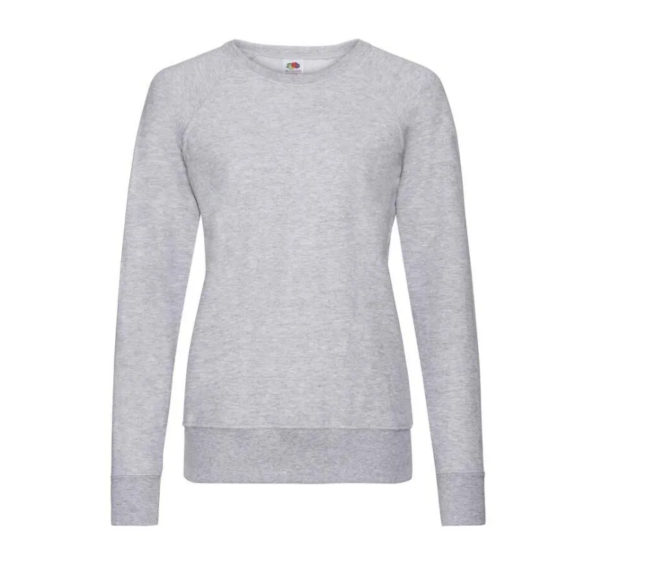 Fruit of the Loom SC361 - Sweat Femme Manches Longues Coton