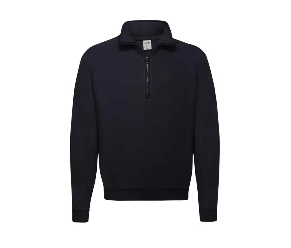 Fruit of the Loom SC376 - Sweat Homme Col Zippé Coton