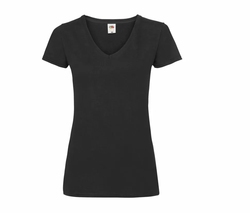 Fruit of the Loom SC601 - Tee Shirt Col V Femme