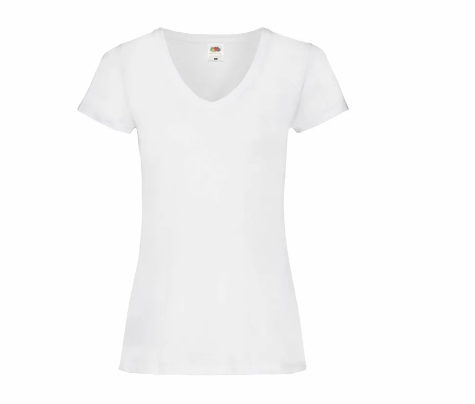 Fruit of the Loom SC601 - Tee Shirt Col V Femme