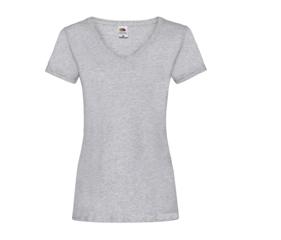 Fruit of the Loom SC601 - Tee Shirt Col V Femme