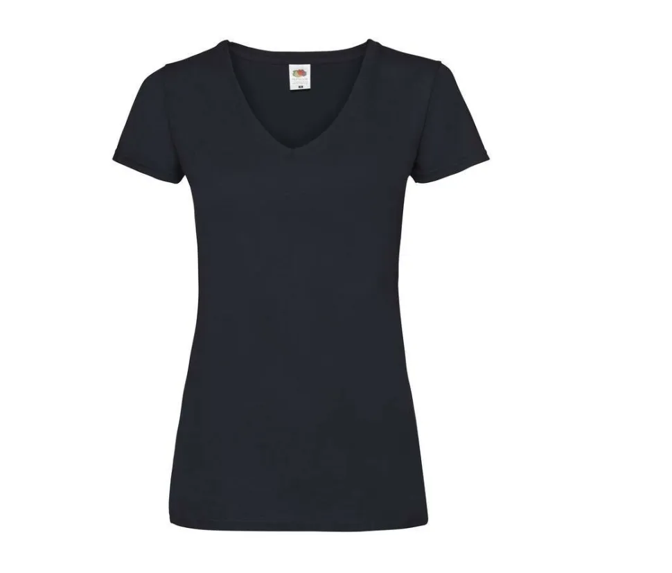 Fruit of the Loom SC601 - Tee Shirt Col V Femme