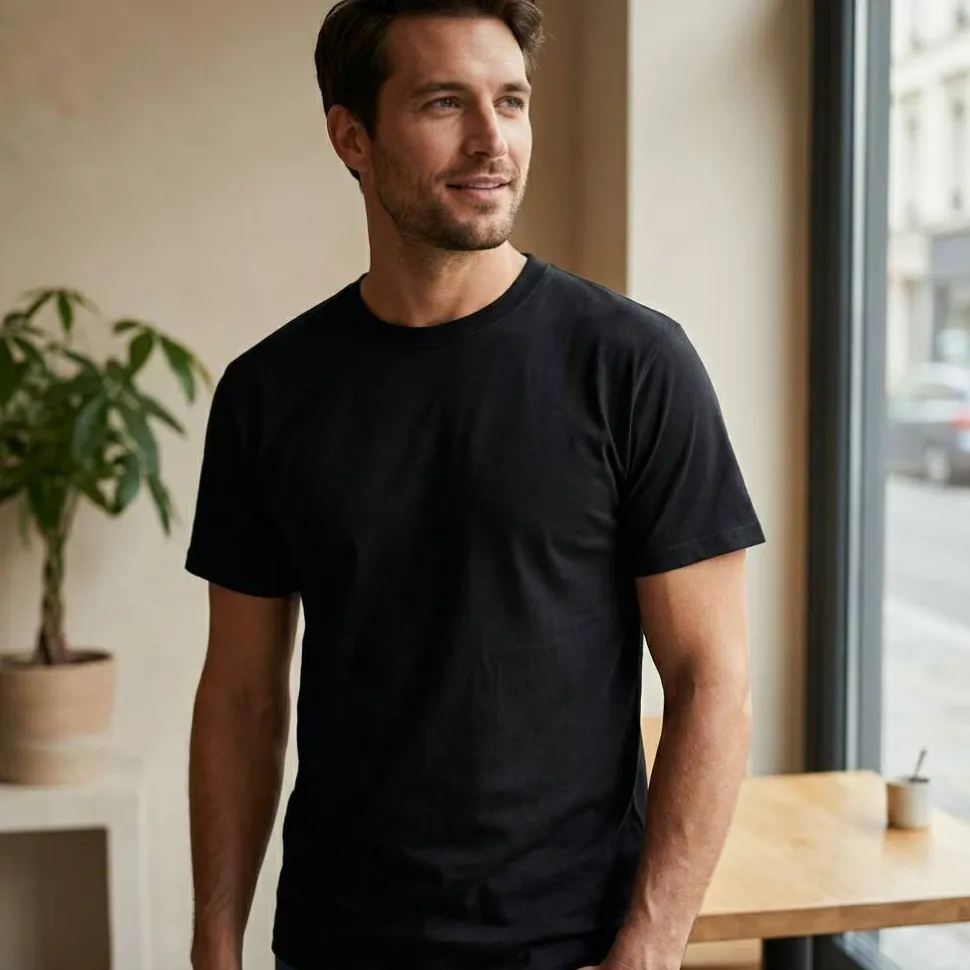 FRUIT OF THE LOOM SC1362 - Tee-shirt col rond bio