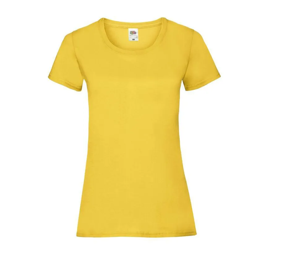 Fruit of the Loom SC600 - T-Shirt Femme Coton Lady-Fit