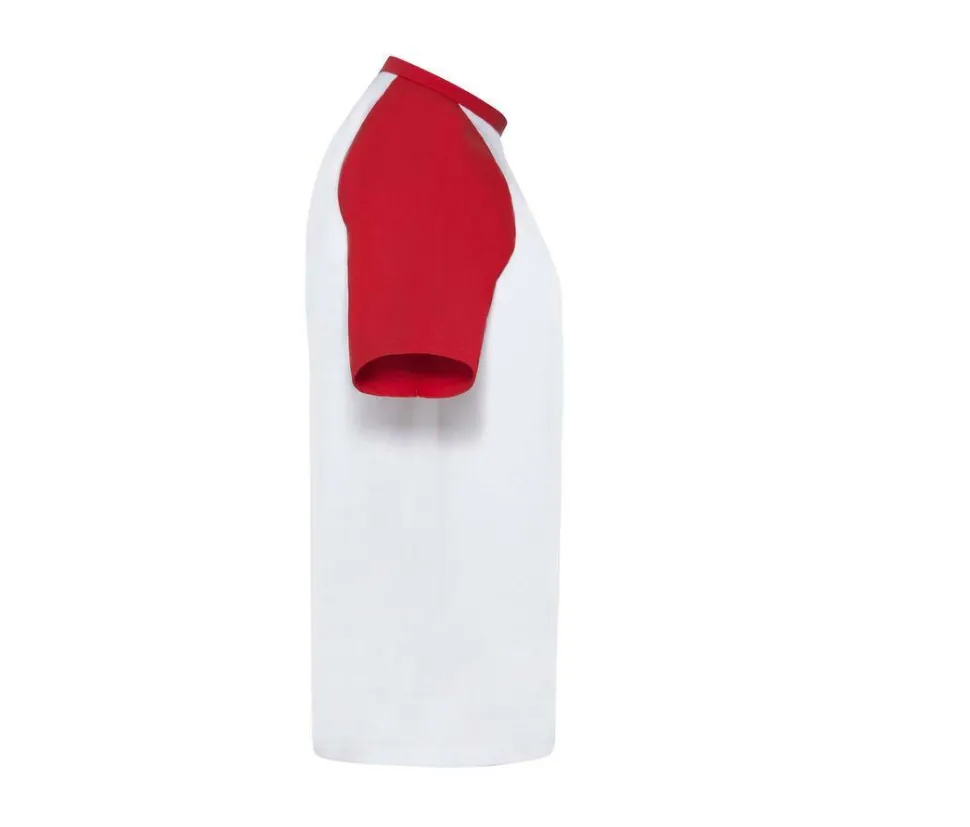 Fruit of the Loom SC237 - T-Shirt Baseball Classique en Coton Fruit of the Loom
