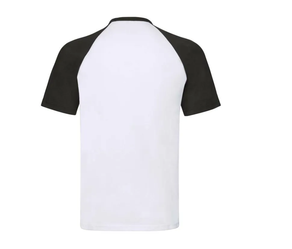 Fruit of the Loom SC237 - T-Shirt Baseball Classique en Coton Fruit of the Loom