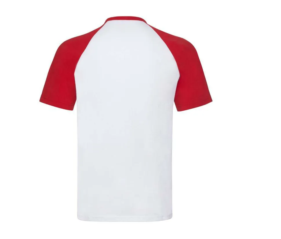 Fruit of the Loom SC237 - T-Shirt Baseball Classique en Coton Fruit of the Loom