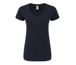 FRUIT OF THE LOOM SC155 - T-shirt Femme Col V Mode Fruit of the Loom