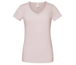 FRUIT OF THE LOOM SC155 - T-shirt Femme Col V Mode Fruit of the Loom