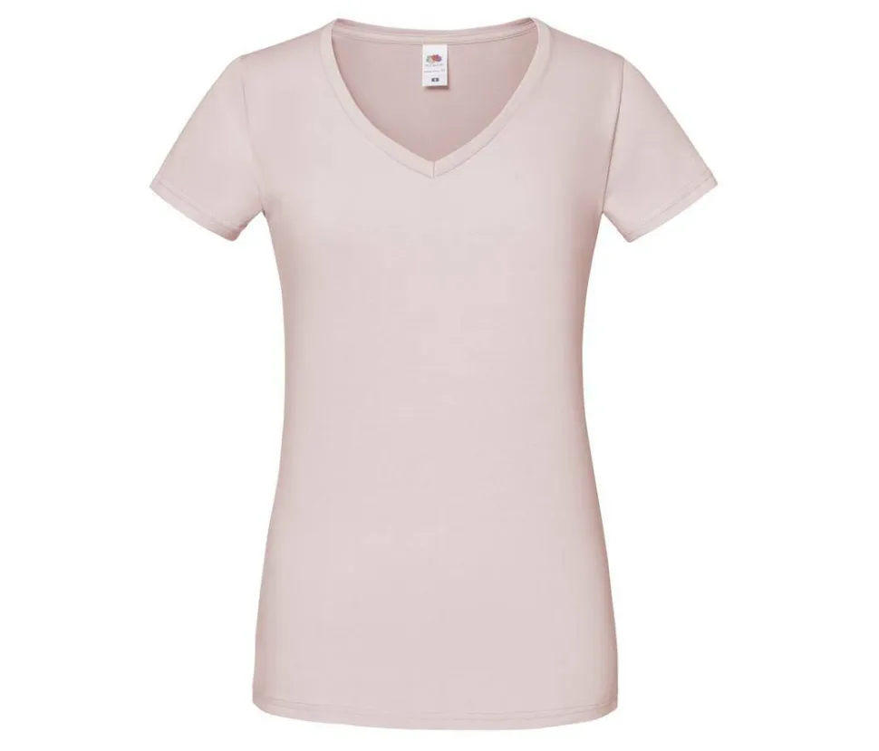 FRUIT OF THE LOOM SC155 - T-shirt Femme Col V Mode Fruit of the Loom