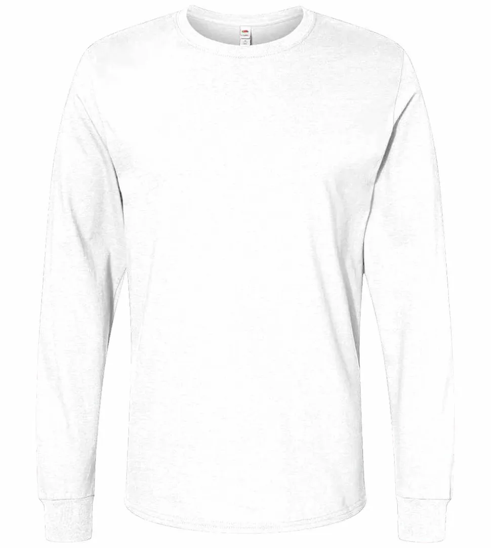 Fruit of the Loom SC201 - T-Shirt Homme Manches Longues Coton