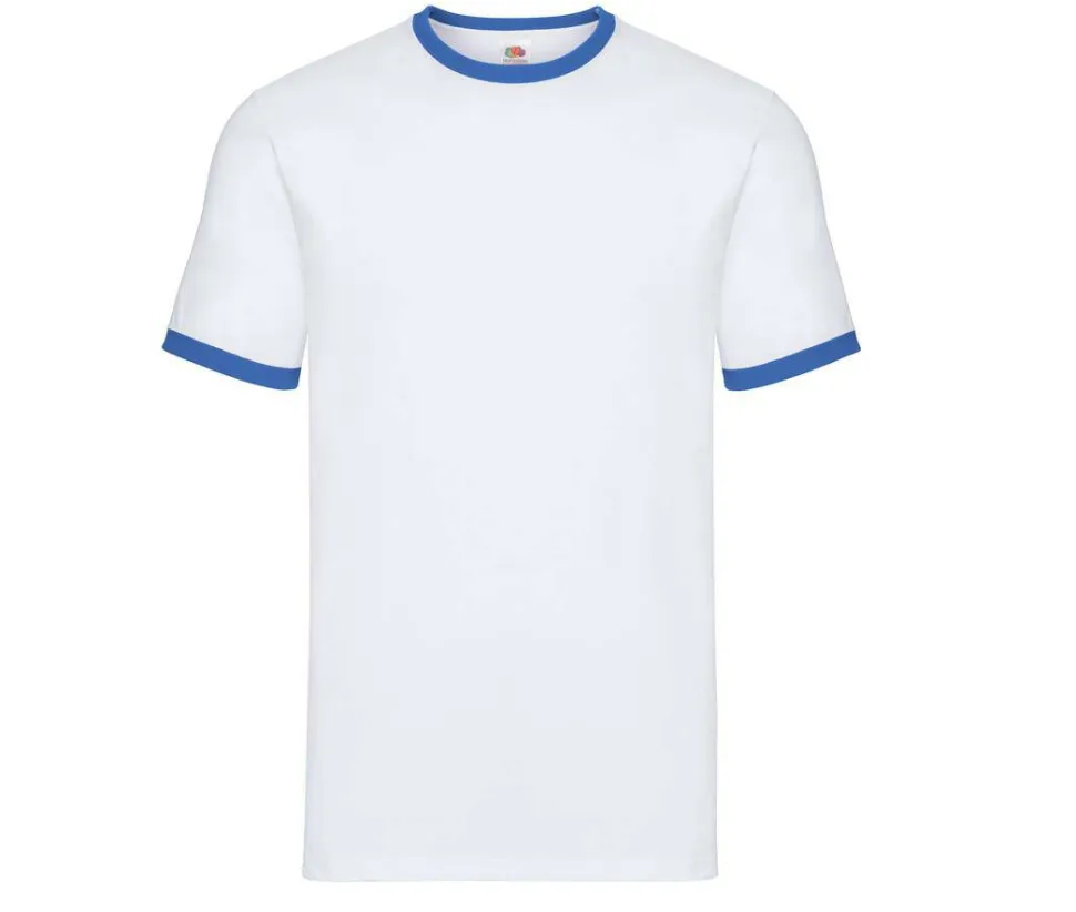 Fruit of the Loom SC245 - T-Shirt Homme Ringer 100% Coton