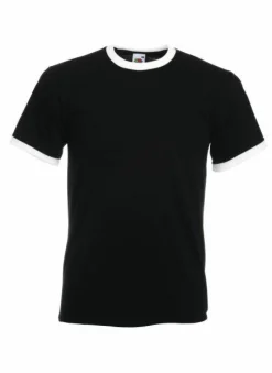 Fruit of the Loom SC245 - T-Shirt Homme Ringer 100% Coton