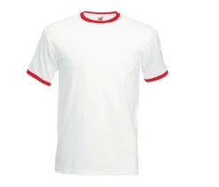 Fruit of the Loom SC245 - T-Shirt Homme Ringer 100% Coton