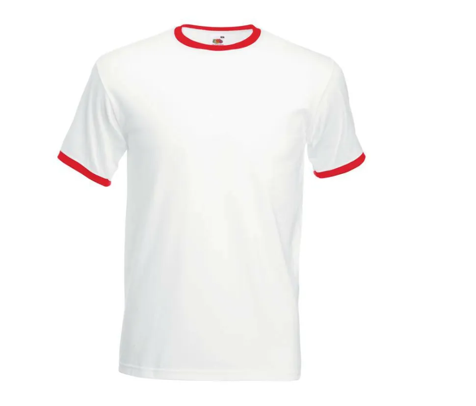 Fruit of the Loom SC245 - T-Shirt Homme Ringer 100% Coton