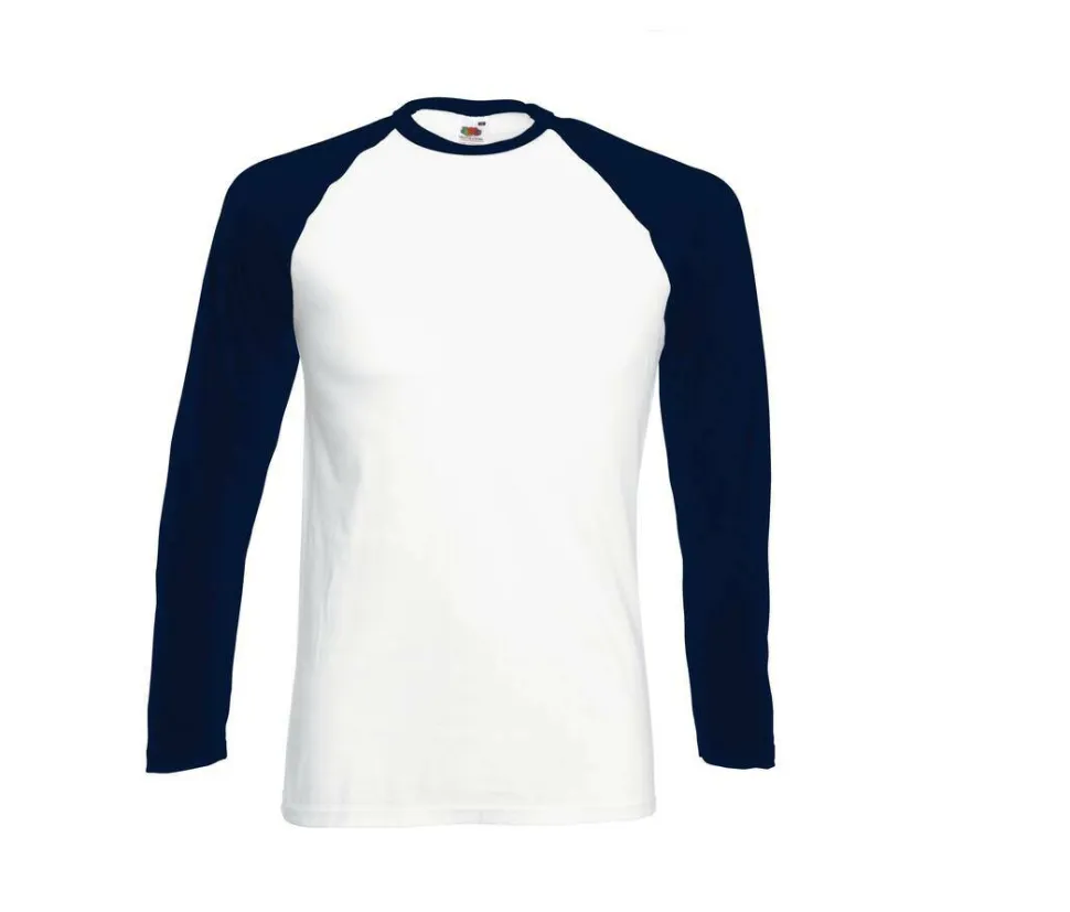 Fruit of the Loom SC238 - T-Shirt Manches Longues Homme 100% Coton