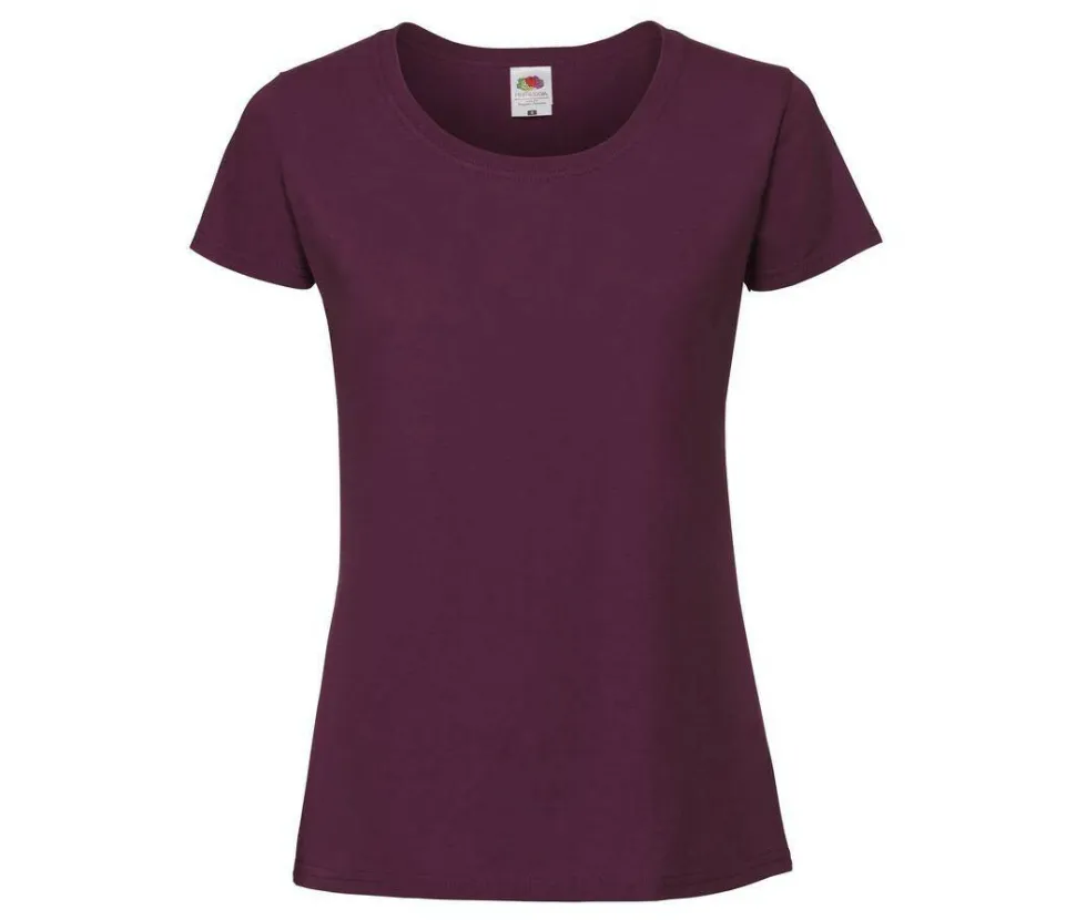 FRUIT OF THE LOOM SC200L - T-shirt Femme Confort Coton Doux