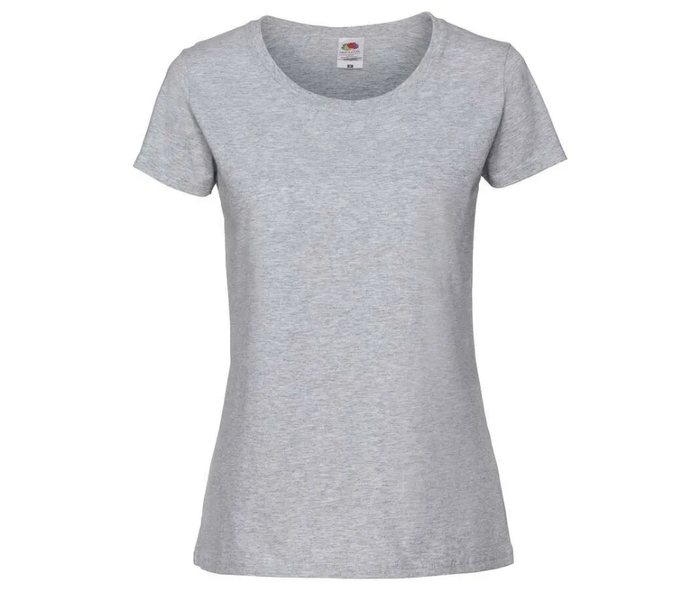 FRUIT OF THE LOOM SC200L - T-shirt Femme Confort Coton Doux