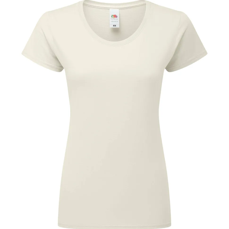 FRUIT OF THE LOOM SC200L - T-shirt Femme Confort Coton Doux