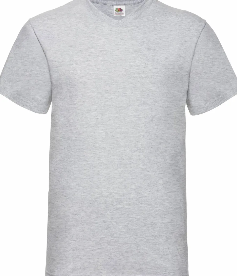 Fruit of the Loom SC22V - T-Shirt Homme Col V Coton