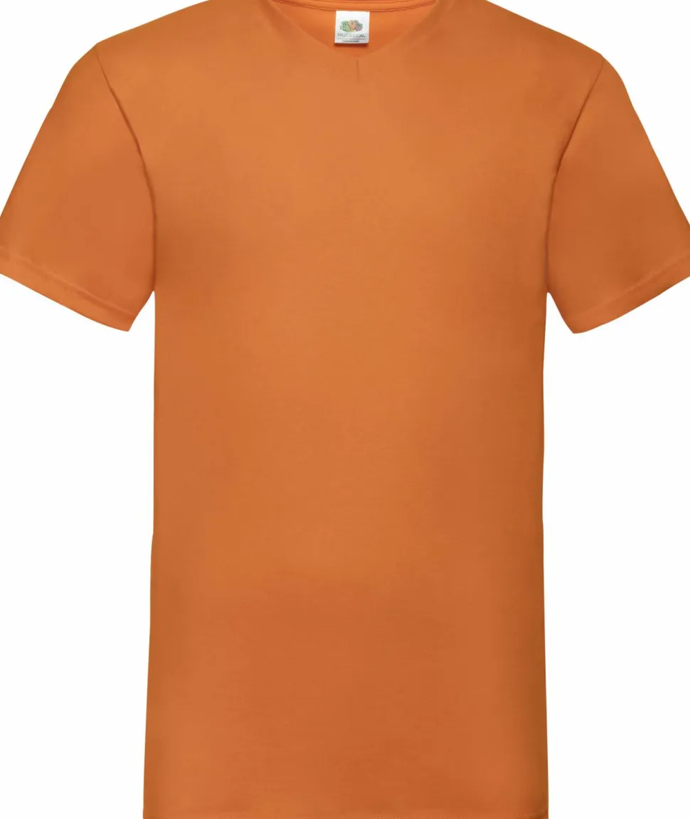 Fruit of the Loom SC22V - T-Shirt Homme Col V Coton