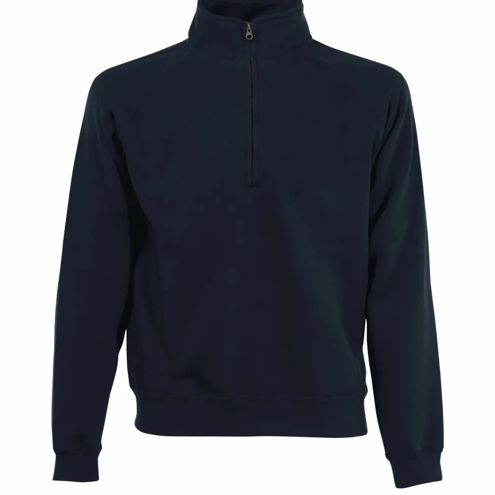 Fruit of the Loom SS830 - Sweat-shirt zippé 1/4 Premium 80/20