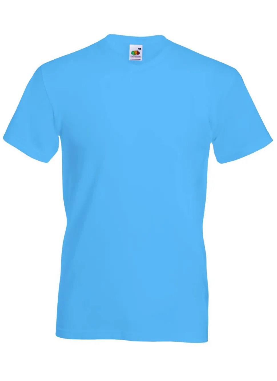 Fruit of the Loom SS034 - T-shirt Col V Confort Doux et Durable