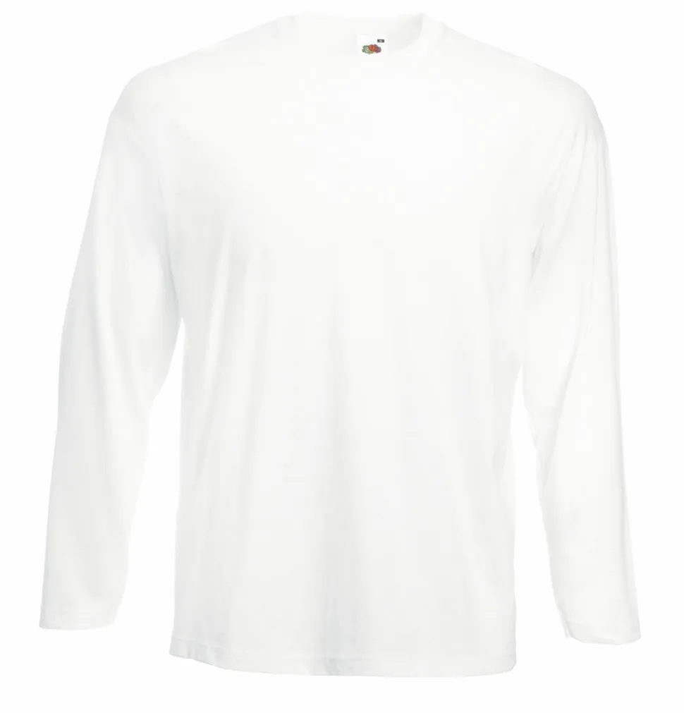 Fruit of the Loom SS032 - T-Shirt Manches Longues Homme Valueweight