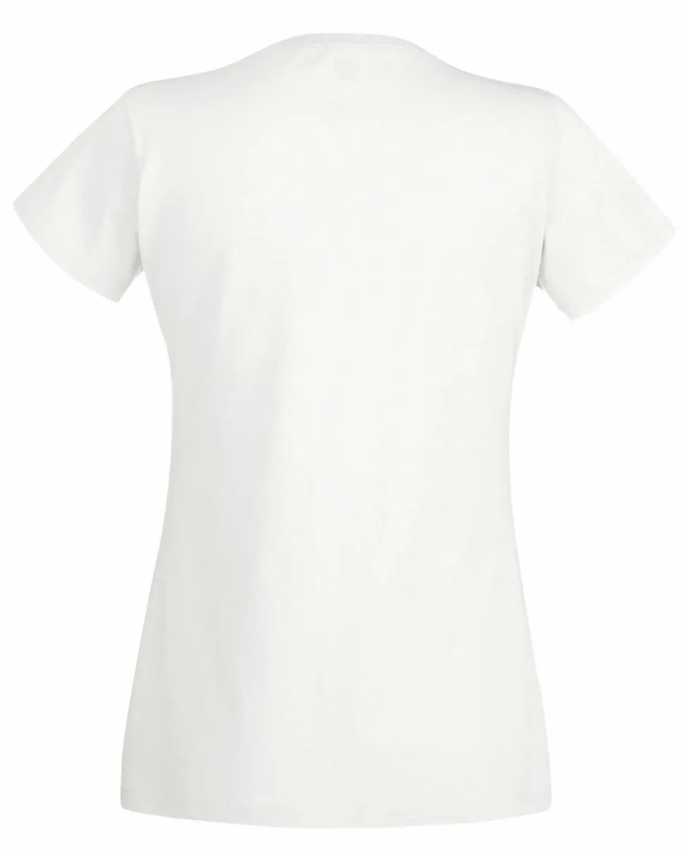 Fruit of the Loom SS047 - T-shirt Col V pour femme