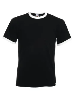 Fruit of the Loom SS168 - T-Shirt Homme Ringer