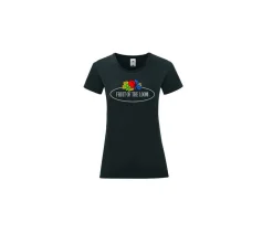 FRUIT OF THE LOOM VINTAGE SCV151 - T-shirt femme logo Fruit of the Loom