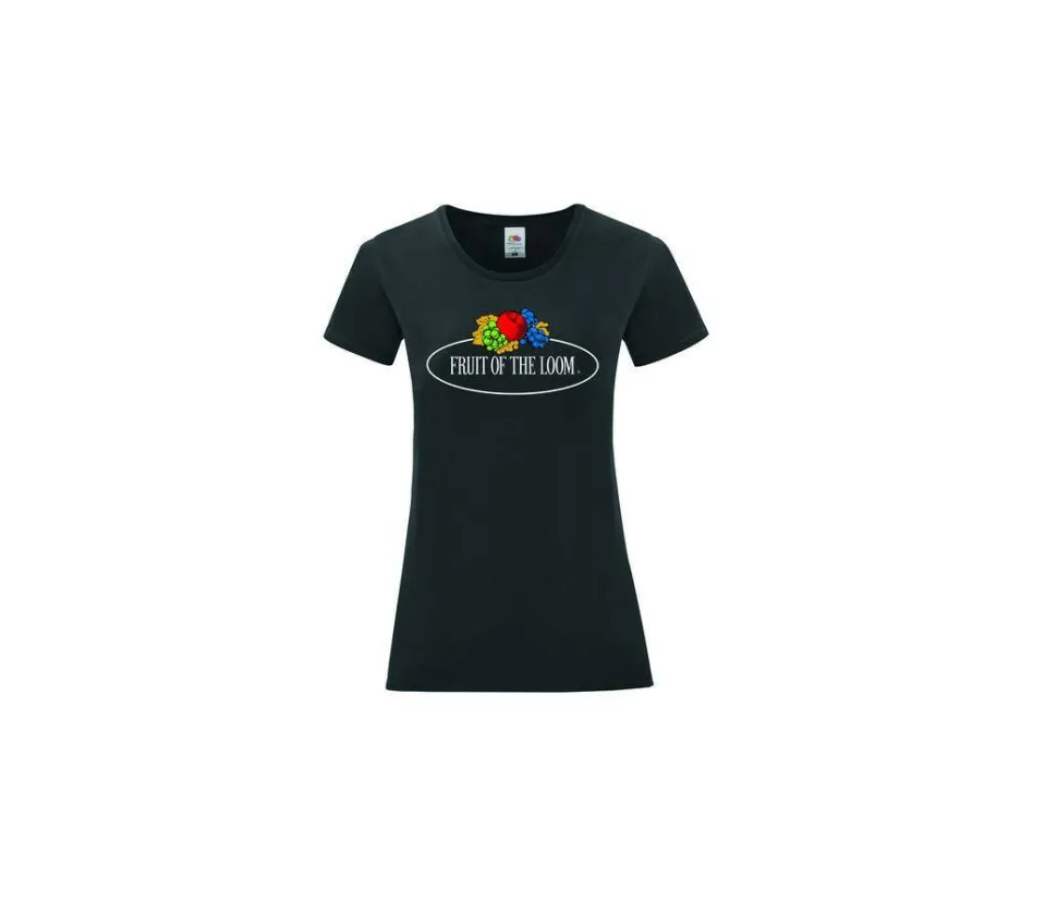 FRUIT OF THE LOOM VINTAGE SCV151 - T-shirt femme logo Fruit of the Loom