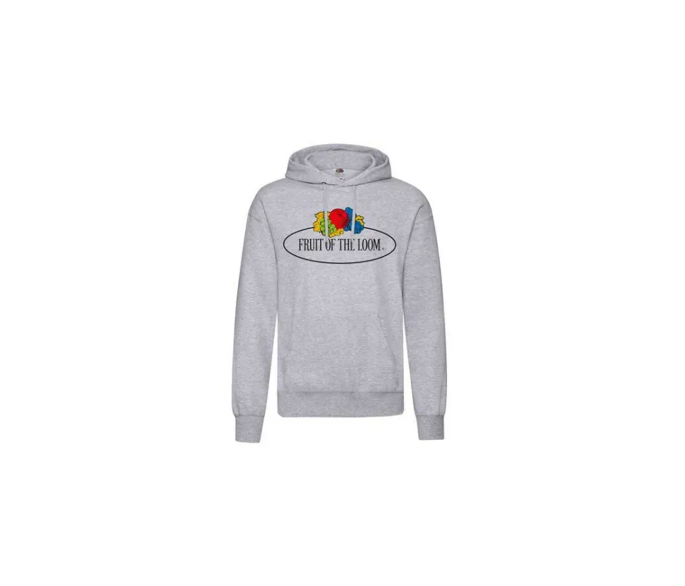 FRUIT OF THE LOOM VINTAGE SCV270 - Sweat capuche unisexe logo Fruit of the Loom