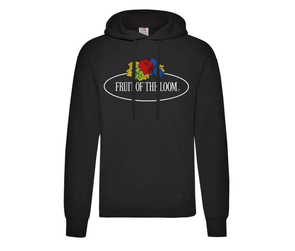 FRUIT OF THE LOOM VINTAGE SCV270 - Sweat capuche unisexe logo Fruit of the Loom