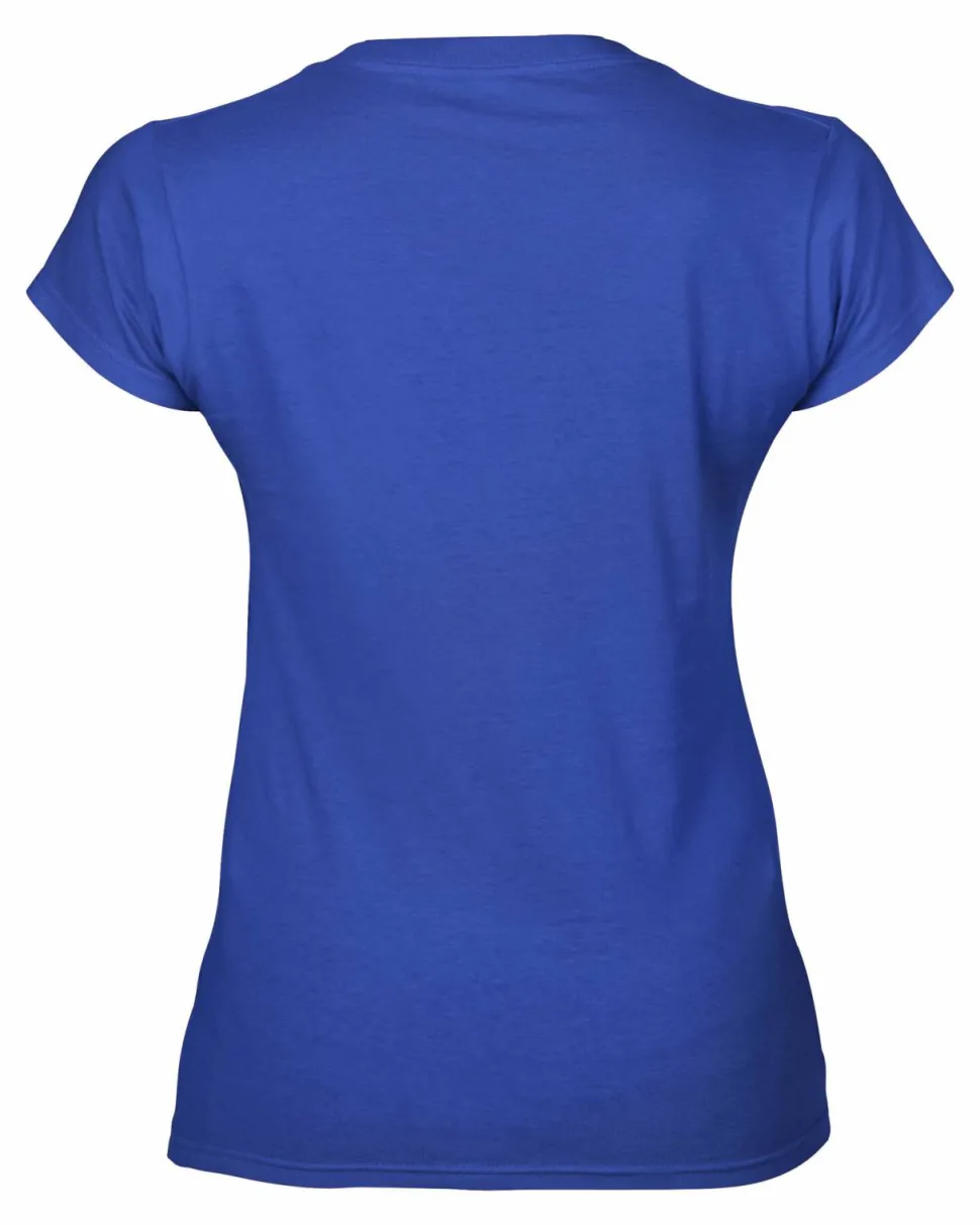 Gildan GD078 - T-shirt Femme Col V Style Doux et Élégant