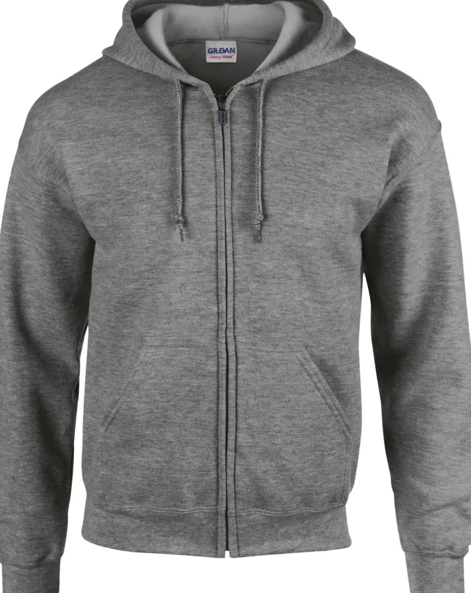 Gildan GI18600 - Sweat-Shirt Homme Zippé avec Capuche