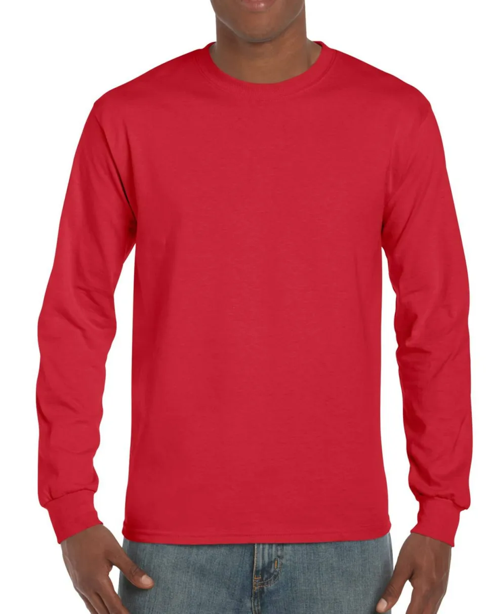 Gildan GI2400 - T-Shirt Homme Manches Longues 100% Coton