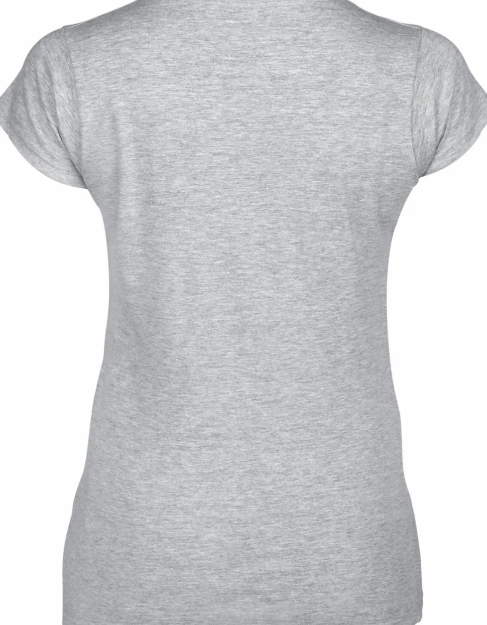 Gildan GI64V00L - T-shirt Femme Col V en Coton Doux