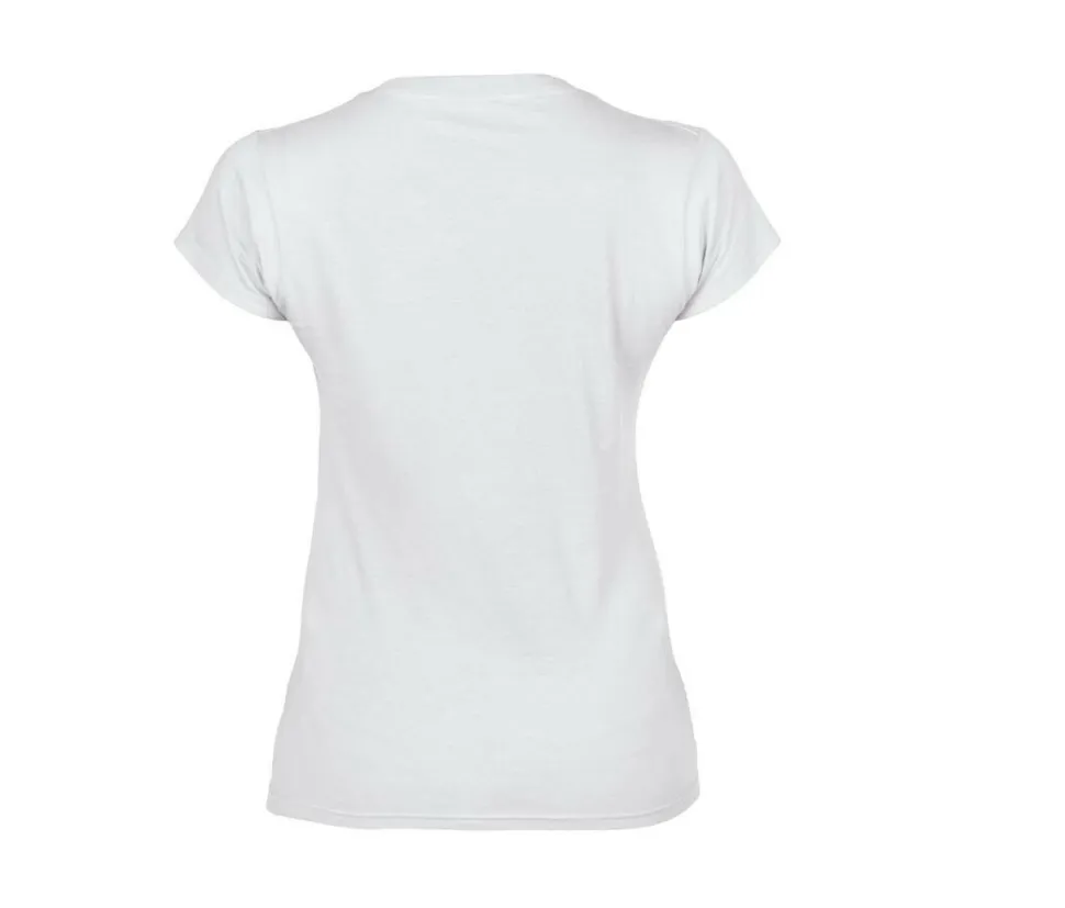 Gildan GN647 - T-Shirt Femme Col V 100% Coton