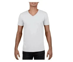 Gildan GN646 - T-Shirt Homme Col V 100% Coton