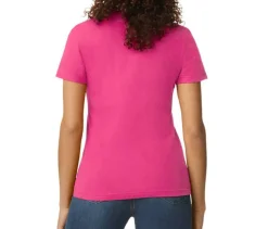GILDAN GN650L - T-shirt Confort Semi-ajusté en Coton Noir