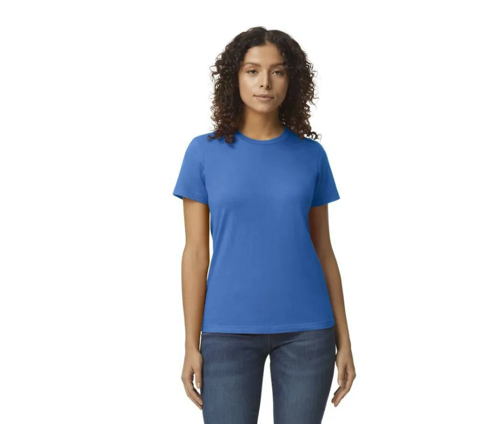 GILDAN GN650L - T-shirt Confort Semi-ajusté en Coton Noir
