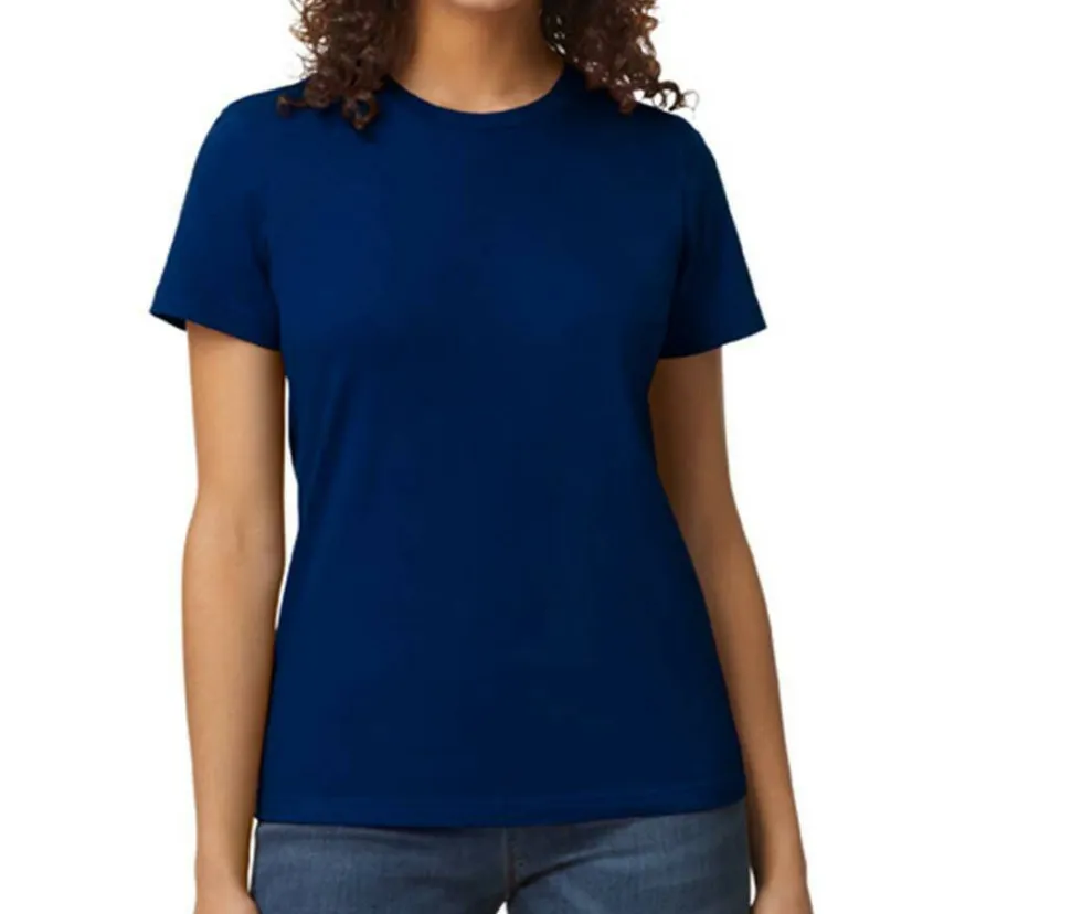 GILDAN GN650L - T-shirt Confort Semi-ajusté en Coton Noir